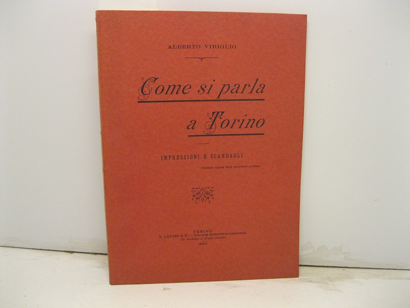 Come si parla a Torino. Impressioni e scandagli.