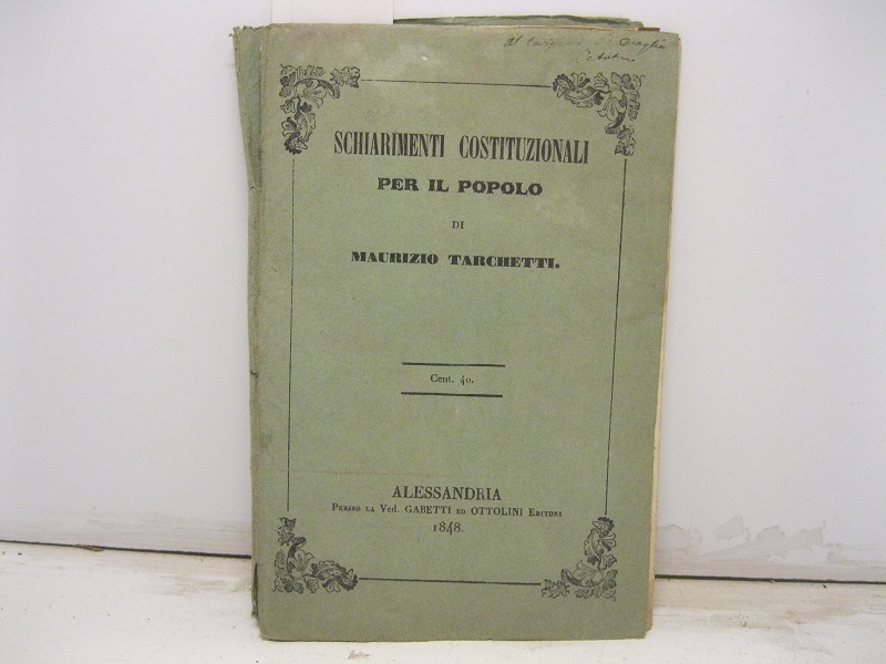 Schiarimenti costituzionali per il popolo.