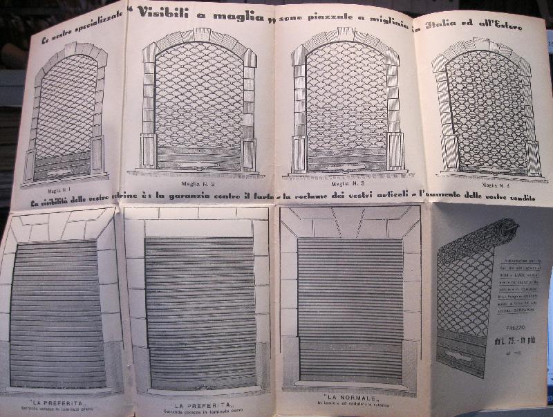 P. Montani. Fabbrica serrande, via Vittorio Emanuele, 14, Firenze
