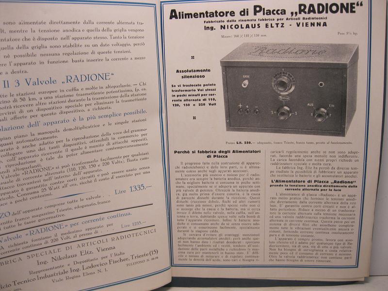 Ufficio tecnico industriale Ing. Lodovico Fischer. Trieste, viale Regina Elena n. 1