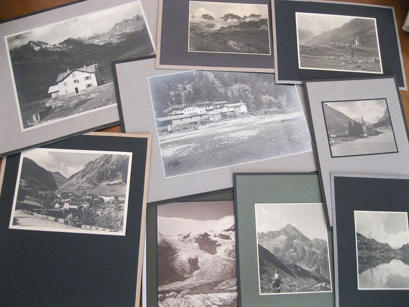 Importante raccolta di 400 fotografie ca. riguardanti la Valle D'Aosta realizzate tra il 1930 e il 1950 da anonimo ma abilissimo fotografo