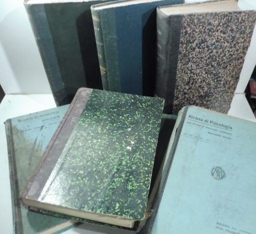 Rivista di psicologia applicata. Pubblicata e diretta da G. Cesare Ferrari. Direttore del manicomio provinciale di Bologna in Imola . Anno VI ; 1910 - Anno XIV; 1918. Poi: Rivista di psicologia.