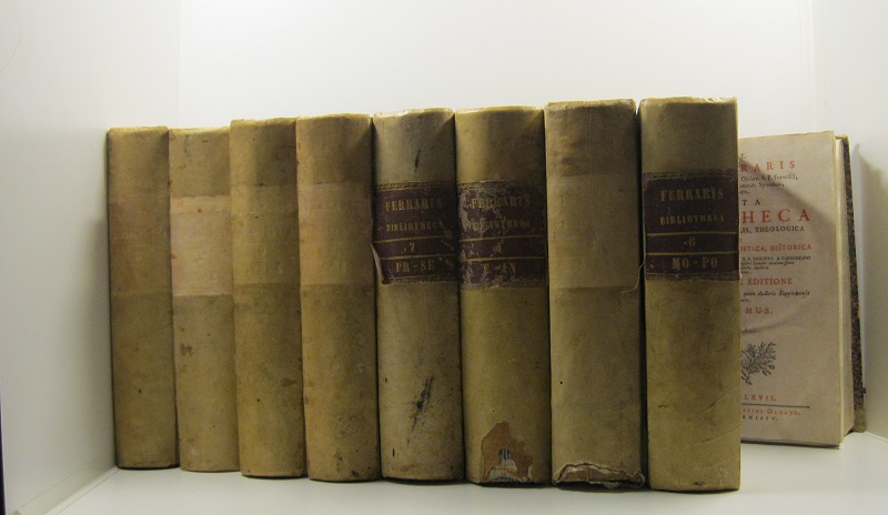 Lucii Ferraris Prompta Bibliotheca canonica, juridica, moralis, theologica nec non ascetica, polemica, rubricistica, historica. Innumeris fere locis ad Auctorum fidem sedulo restituita... I-IX