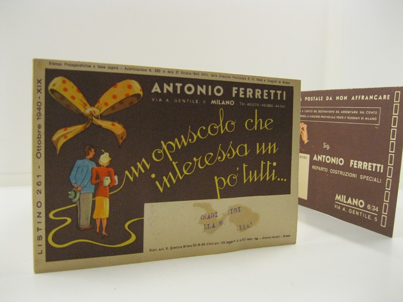 Antonio Ferretti. Un opuscolo che interessa un po' tutti...