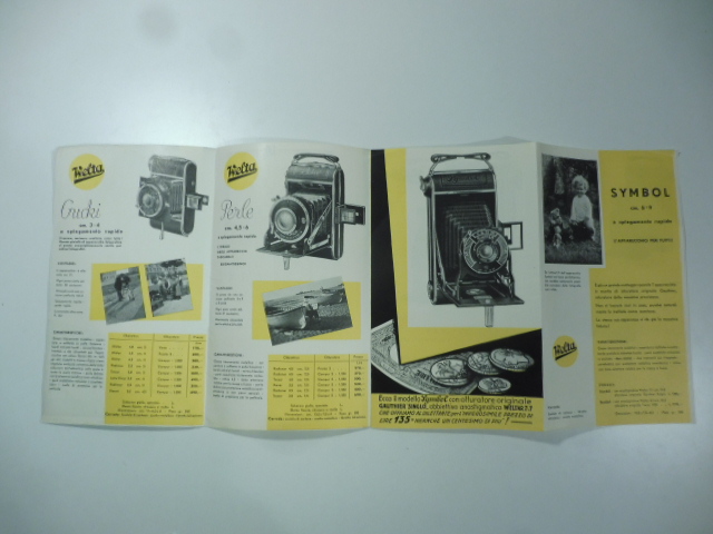 Welta. L'apparecchio fotografico moderno. (Pieghevole pubblicitario)
