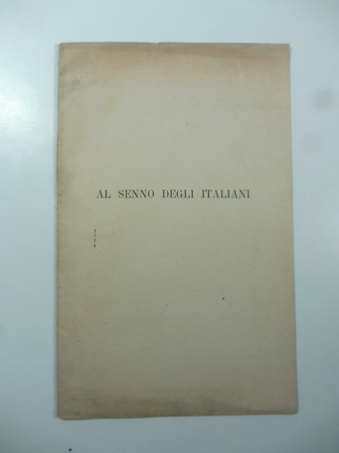 Al senno degli Italiani