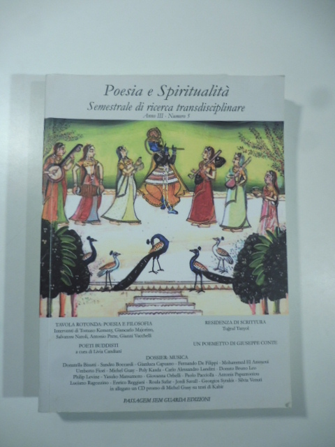 Poesia e spiritualità. Semestrale di ricerca transdisciplinare. Anno III - Numero 5