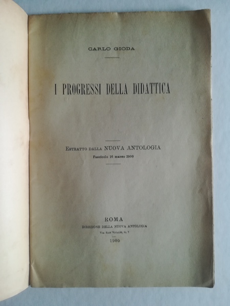 I progressi della didattica