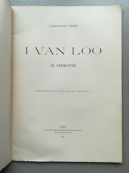 I Van Loo in Piemonte