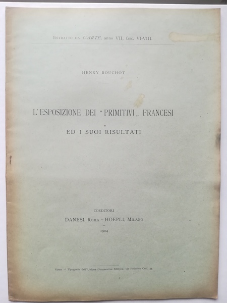 L'esposizione dei Primitivi francesi ed i suoi risultati