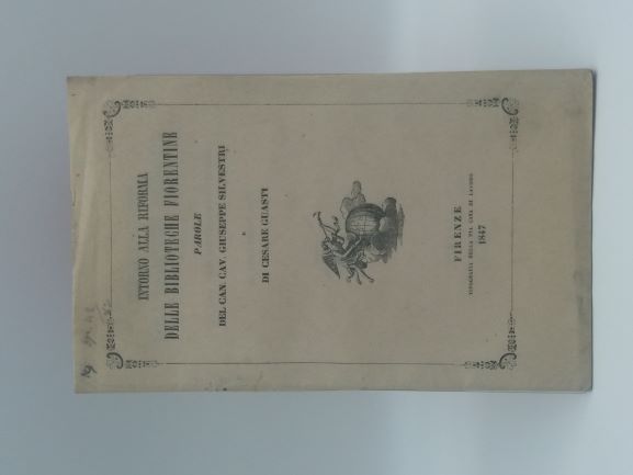Intorno alla riforma delle biblioteche fiorentine. Parole